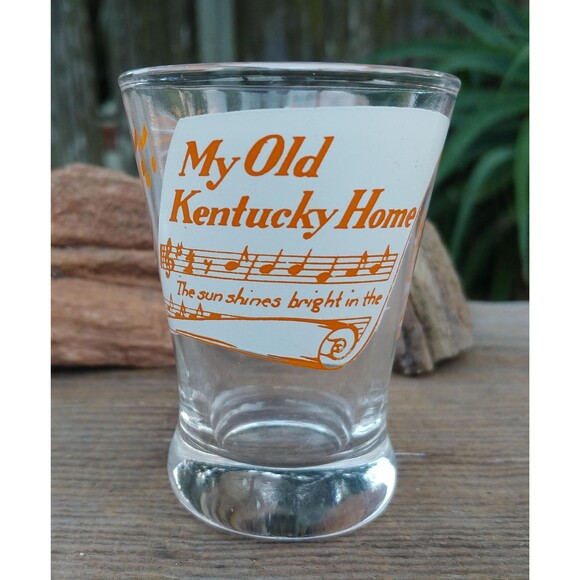 Vintage Classics Folk Song Themed Shot Glass Set, 4 Retro Cocktail Glasses - Picture 14 of 16